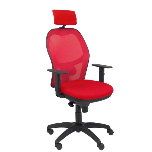 Office Chair with Headrest Jorquera Piqueras y Crespo 10CRNCR Red