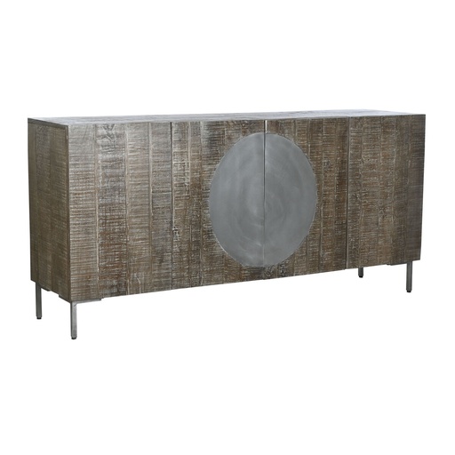 Aparador DKD Home Decor Marrón oscuro Gris oscuro Metal Madera de mango 180 x 40 x 80 cm