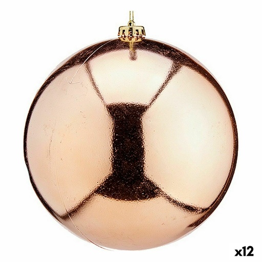 Bola de Navidad Krist+ 00845 Cobre Plástico (12 Unidades)
