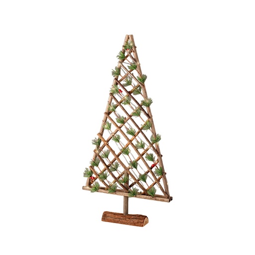 Christmas Tree Lumineo Wood 40 x 7 x 80 cm MicroLED Ornamental