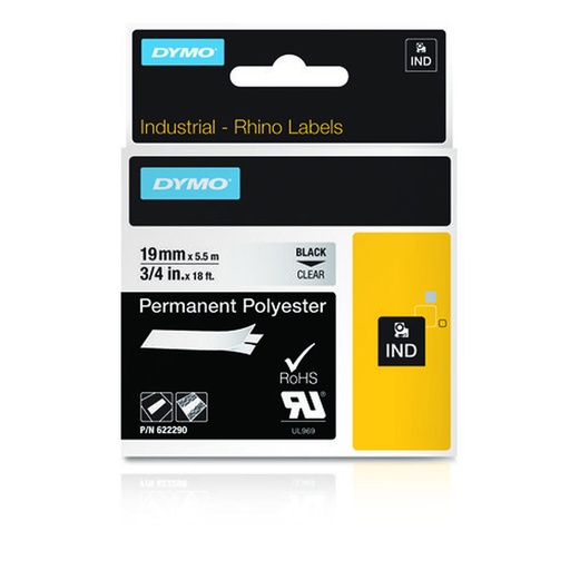 Cinta Laminada para Rotuladoras Dymo 622290 Multicolor