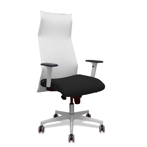 Silla de Oficina Piqueras y Crespo 54BR65G Blanco Negro