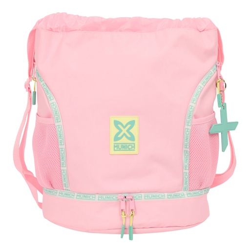Backpack with Strings Munich Candy Pink 35 x 40 x 1 cm
