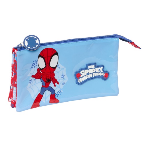 Holdall Spider-Man Rescue Blue Red 22 x 12 x 3 cm
