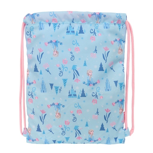 Bolsa Mochila con Cuerdas Frozen Ice magic Azul 26 x 34 x 1 cm