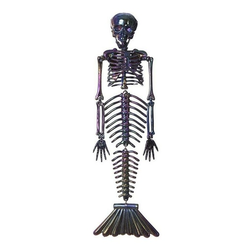Halloween Decorations My Other Me Skeleton Mermaid Chromed (37 cm)