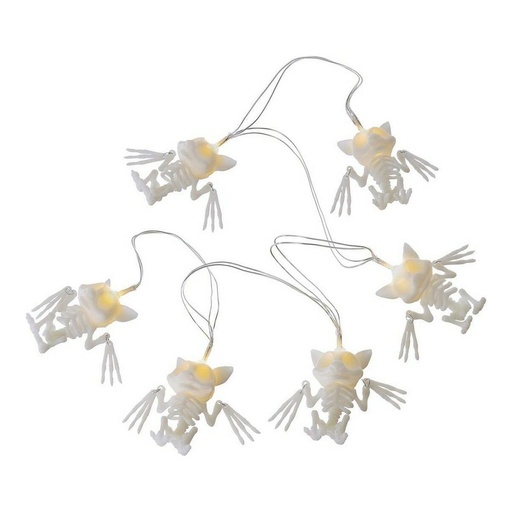 Decoración para Halloween My Other Me Multicolor Esqueleto Gato