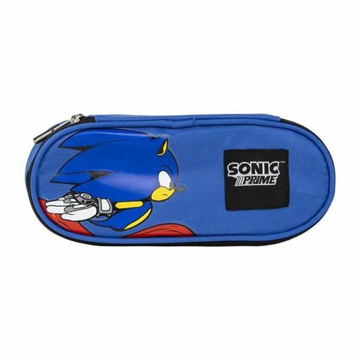 Estuche Escolar Sonic Blue 8,5 x 5 x 22,5 cm