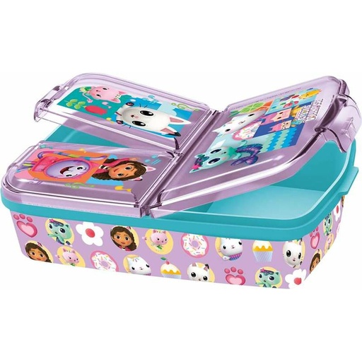 Fiambrera para Sandwich Gabby's Dollhouse Party Rosa claro 16 x 6 x 12,5 cm Infantil