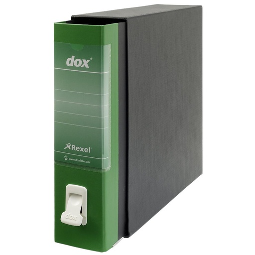 Refillable storage binder Rexel Dox 1 Green A4