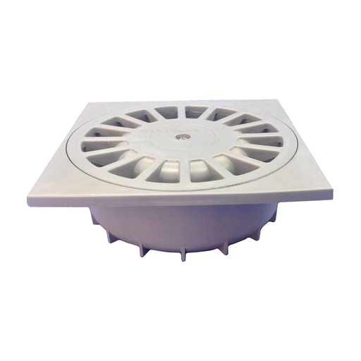 Sumidero Tecnoagua T-88 PVC 15 x 15 x 5 cm Ø 5 cm Vertical