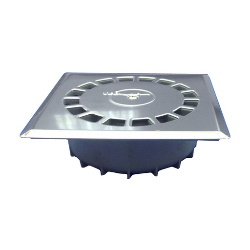 Sumidero Tecnoagua T-88 I PVC Acero Inoxidable 16,5 x 16,5 x 5 cm 5 cm Vertical