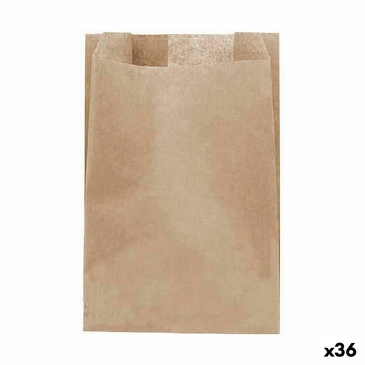 Bolsa Reutilizable para Alimentos Algon papel kraft 10 x 15 cm Desechables 30 piezas (36 Unidades)