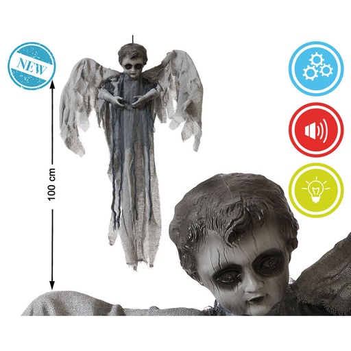 Decoración para Halloween Ángel 100 x 80 cm