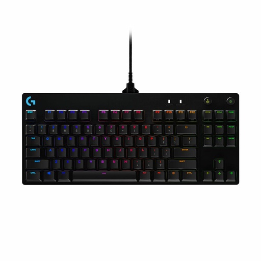 Teclado Logitech 920-010593 Negro RGB LED Qwerty Español Español