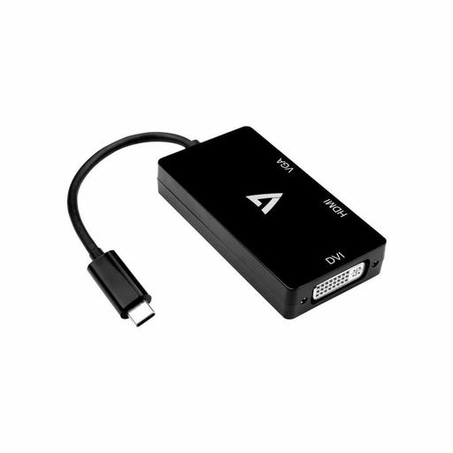 Adaptador USB-C a HDMI V7 V7UC-VGADVIHDMI-BLK Negro