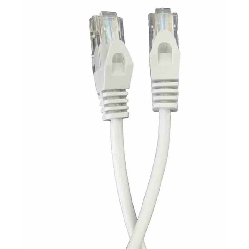 Cable de Red Rígido UTP Categoría 5e EDM 56023 Blanco Gris