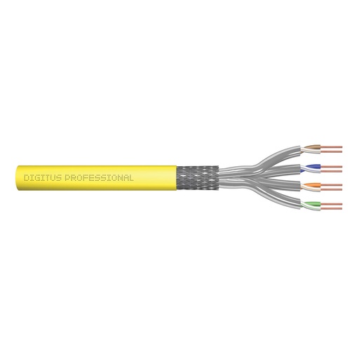 Cable de Red Rígido FTP Categoría 7 Digitus by Assmann DK-1743-A-VH-10 1000 m Amarillo