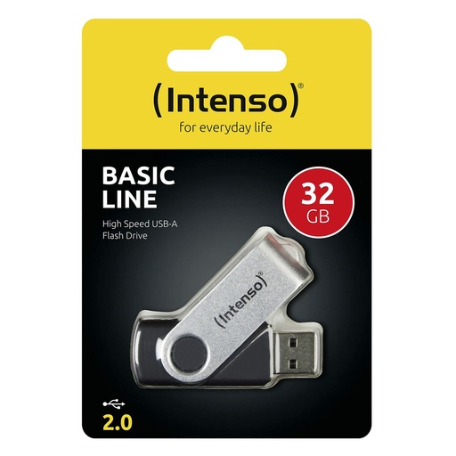 Memoria USB INTENSO Basic Line 32 GB Negro