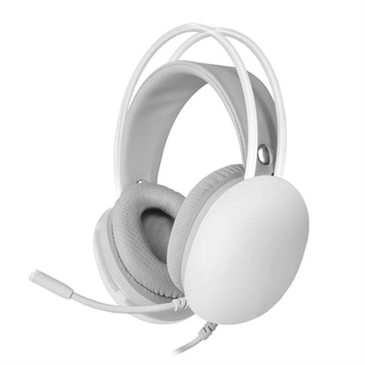Auriculares con Micrófono Mars Gaming MH-GLOW Blanco RGB