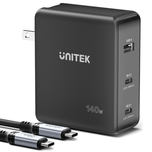 Cargador para Portátil Unitek P1115A 140 W
