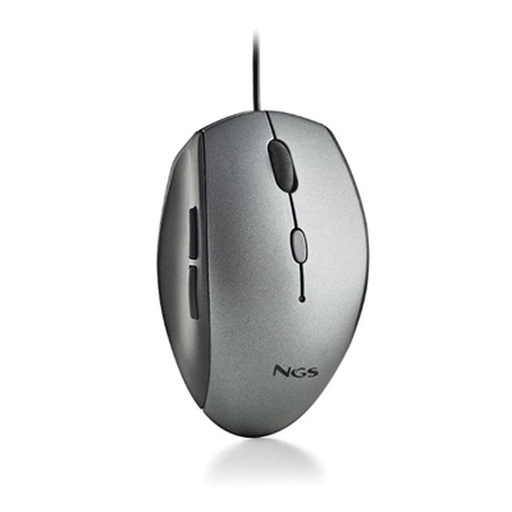 Ratón NGS MOTHGRAY Gris 1600 dpi (1 unidad)