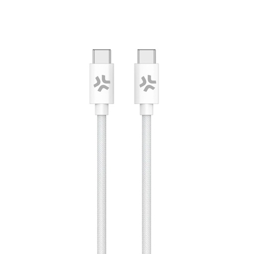 Cable USB-C Celly USBCUSBCCOTTWH Blanco 1,5 m