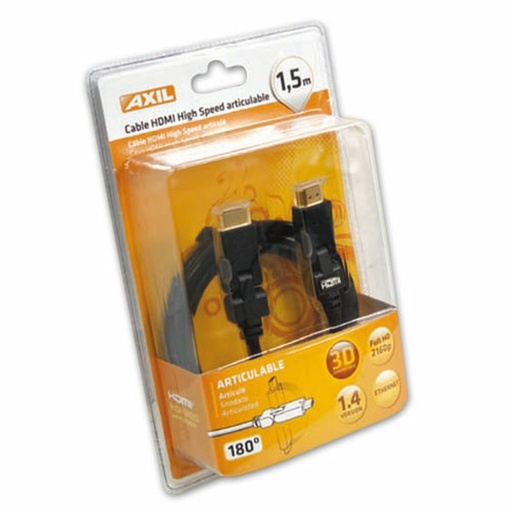 Cable HDMI Axil 1,5 m Negro Macho/Macho