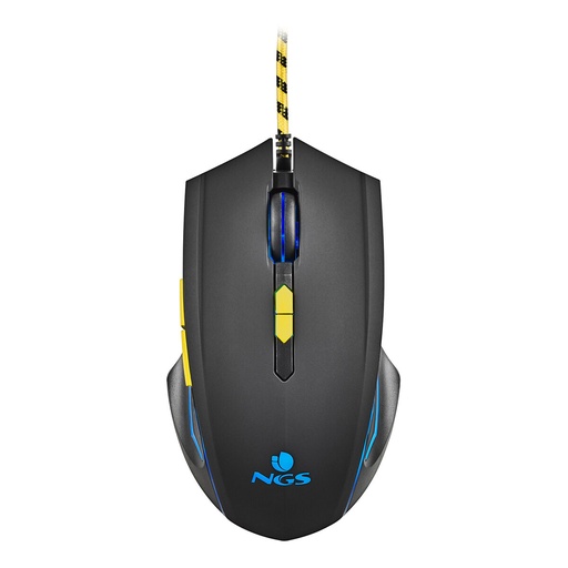Ratón Gaming NGS GMX-123 Negro 3200 DPI (1 unidad)