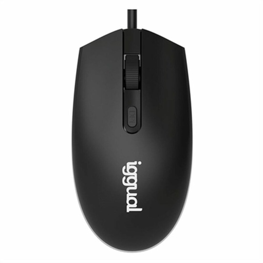 Ratón iggual IGG317624 Negro