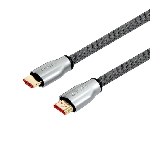 Cable HDMI Unitek Y-C136RGY Plateado Zinc 1 m