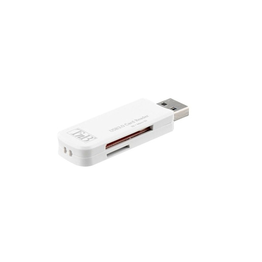 Lector de Tarjetas Externo T'NB Mini USB 3.0 Blanco