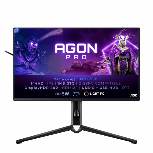 Monitor AOC AG274UXP 4K Ultra HD (Reacondicionado A+)