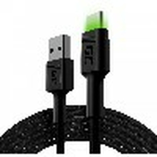USB Cable Green Cell KABGC13 Black Green 2 m