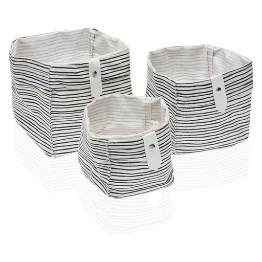 Juego de Cestas Versa 10 x 10 x 10 cm 14 x 14 x 14 cm 12 x 12 x 12 cm