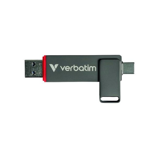 Memoria USB Verbatim 32040 Gris 128 GB