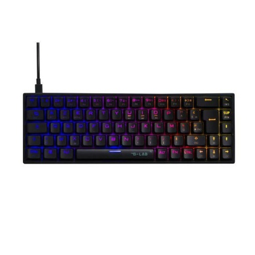 Teclado The G-Lab KEYZ-TITAN-W-WL/SP Negro