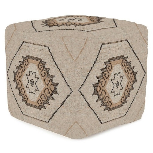 Reposapiés Home ESPRIT Marrón Natural 45 x 45 x 45 cm