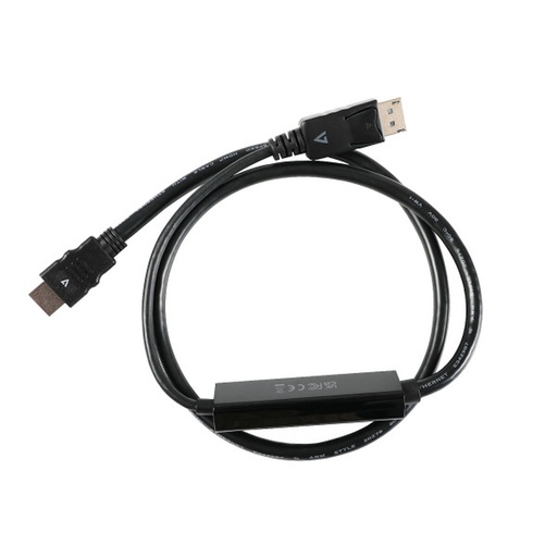 Cable DisplayPort a HDMI V7 V7DP14HDMI21-1M-BLK
