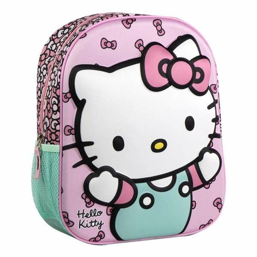 Mochila Escolar Hello Kitty Rosa 25,0 x 31,0 x 10,0 cm