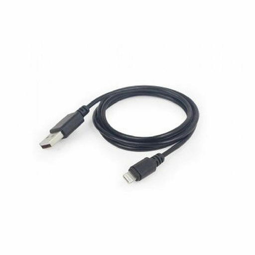 USB to Lightning Cable GEMBIRD CC-USB2-AMLM-1M Black 1 m (1m)