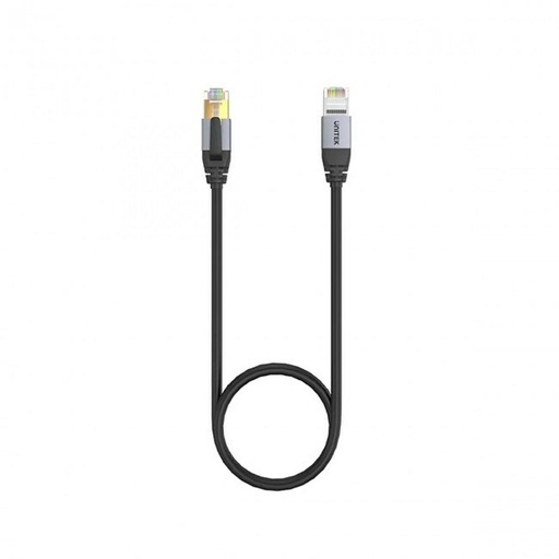 Cable de Red Rígido S/FTP Categoría 8 Unitek C18149AGY03-1M Negro 1 m