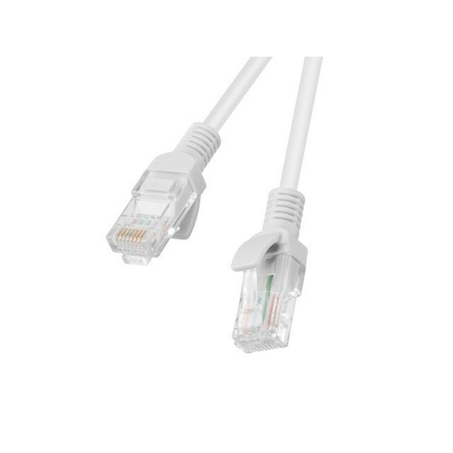 Cable de Red Rígido UTP Categoría 5e Lanberg PCU5-20CC-0025-S Blanco 25 cm