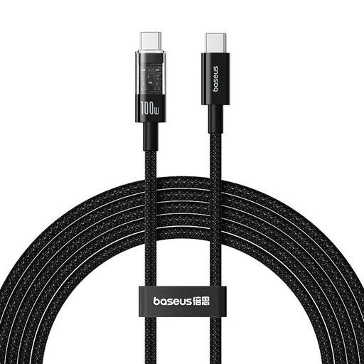 Cable USB-C a USB-C Baseus P10373000111-01 Negro 2 m