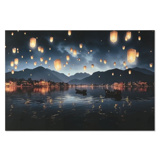 Painting Home ESPRIT Tempered Glass 150 x 0,4 x 100 cm