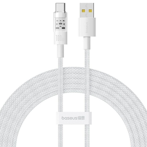 USB A to USB-C Cable Baseus P10373002211-01 White 2 m