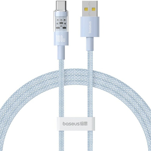 USB A to USB-C Cable Baseus P10373002311-00 Blue 1 m