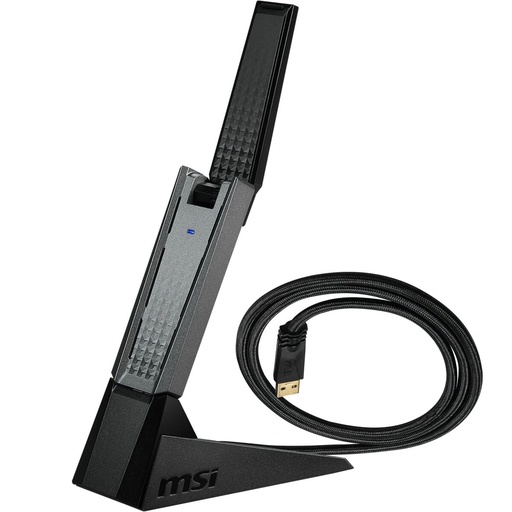 Adaptador USB Wifi MSI GUAX18 Negro
