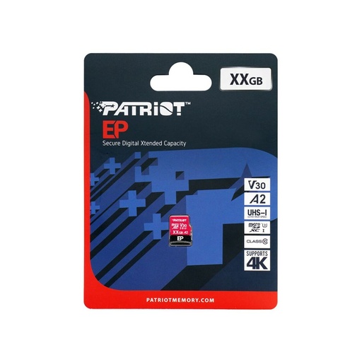 Tarjeta de Memoria Micro SD con Adaptador Patriot Memory PEF512GEP32MCX 512 GB