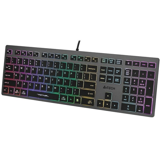 Teclado A4 Tech B120N Negro Gris Monocromo Multi QWERTY